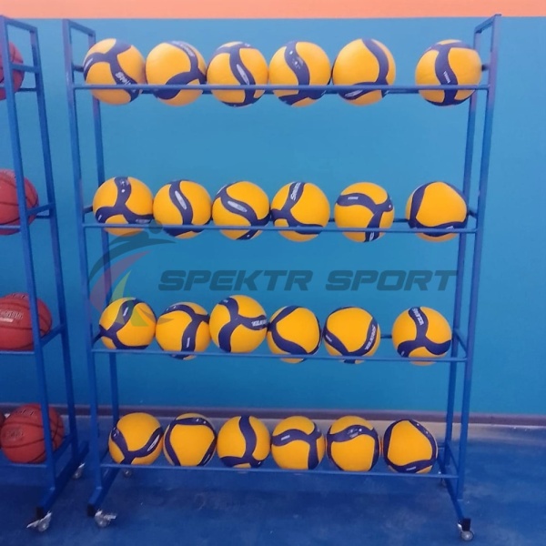 Купить Тележка для мячей на колесиках (разборная) в #REGION_NAME_DECLINE_PP# 