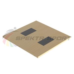 Купить Помост тяжелоатлетический 3х3х0,1м, рез. амортизаторы 1х0,5х0,04м в Москве 