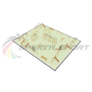 Купить Парковая площадка для Воркаут и WRK 3_76mm в Москве 