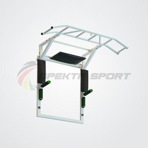 Купить Турник-брусья-пресс на раме Прометей разборный с доп. хватами цв. белый в Москве 