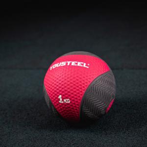 Купить Медбол для кроссфита резиновый Yousteel 1кг в Москве 