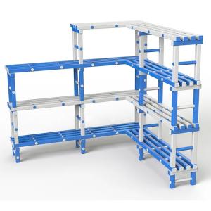 Купить Стеллаж в бассейн жесткий ПВХ от 1988х374х1800 мм до1510х374х1800 мм в Москве 