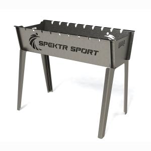 Купить Мангал Laser Grill "Люкс" 2 мм (на 9 шампуров) высокий в Москве 