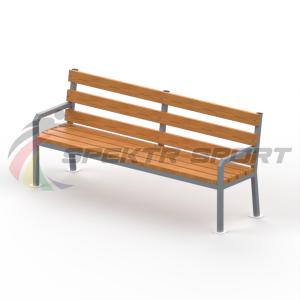 Купить Уличная скамейка со спинкой Дача в Москве 
