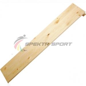 Купить Доска наклонная навесная 2000х260х40 мм (дерево) зацеп - брусок в Москве 