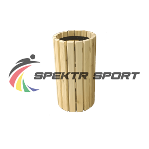 Купить Урна цилиндрическая в деревянной обрешетке сосна в Москве 