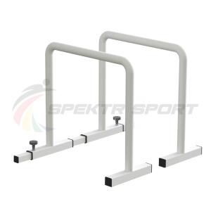Купить Брусья напольные хайлетсы Spektr Sport цв. белый в Москве 