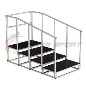 Купить Хоровой станок разборный четырехрядный с перилами в Москве 