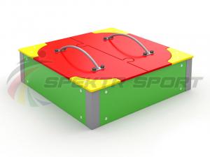 Купить Песочница детская уличная с крышкой в Москве 