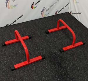 Купить Упоры напольные для отжиманий (паралетсы) Spektr Sport цв. красный (пара) в Москве 