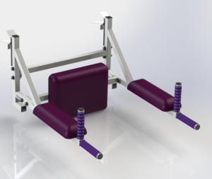 Купить Брусья-пресс и подставка под штангу Джет 4 цв. белый в Москве 