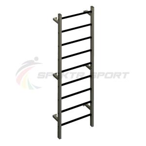 Купить Шведская стенка метал. с прорез. перекладинами Джет 1П цв. серый в Москве 