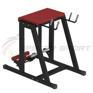 Купить Обратная гиперэкстензия Spektr Sport с отягощением (свободный вес) в Москве 