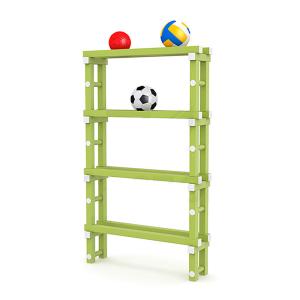 Купить Стеллаж для мячей (для бассейнов) жесткий ПВХ, 1010х260х1660 мм в Москве 