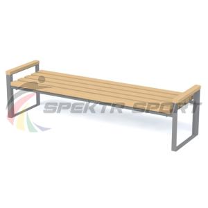 Купить Лавка парковая разборная 2 м без спинки в Москве 