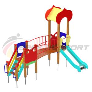 Купить Детский игровой комплекс Полянка ДИК 1603 в Москве 