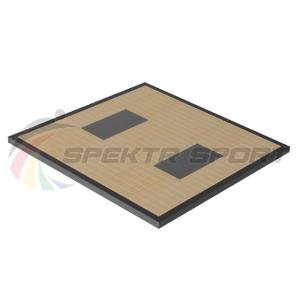 Купить Помост тяжелоатлетический с окантовкой 3х3х0,1м, рез. амортизаторы 1х0,5х0,04м в Москве 