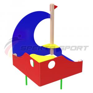 Купить Песочница Кораблик мини с парусом ИО 518 в Москве 