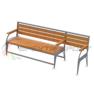 Купить Скамья с местом для коляски в Москве 