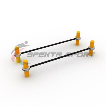 Купить Брусья уличные низкие Воркаут SP WRK-26_76mm в Москве 