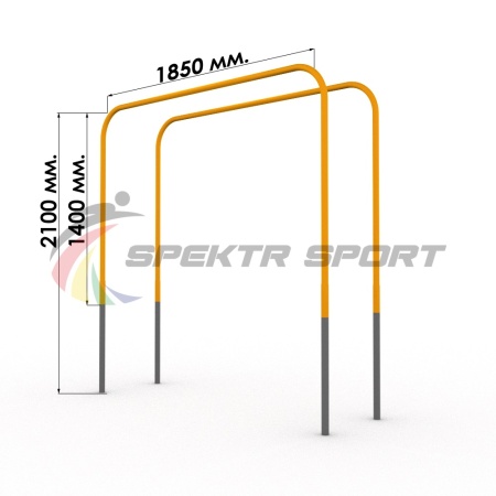 Купить Брусья гнутые параллельные для Воркаут SP WRK-08 в Москве 