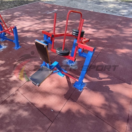 Купить Уличный силовой тренажер для развития мускулатуры спины, плечевого пояса, бицепса, пресса  в Москве 