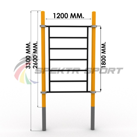 Купить Шведская стенка для Воркаут SP WRK-06_76mm в Москве 
