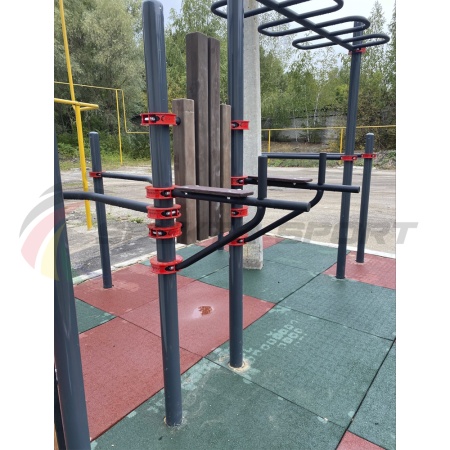 Купить Вертикальные брусья воркаут SP WRK-106_76mm в Москве 