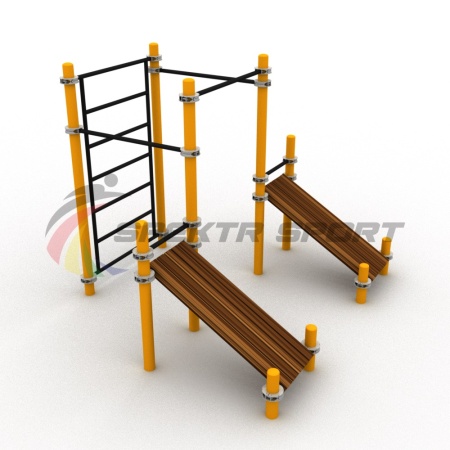 Купить Комплекс тренажеров для занятий Воркаут SP WRK-16_76mm в Москве 