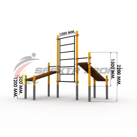 Купить Комплекс для занятий Воркаут SP WRK-38_76mm в Москве 
