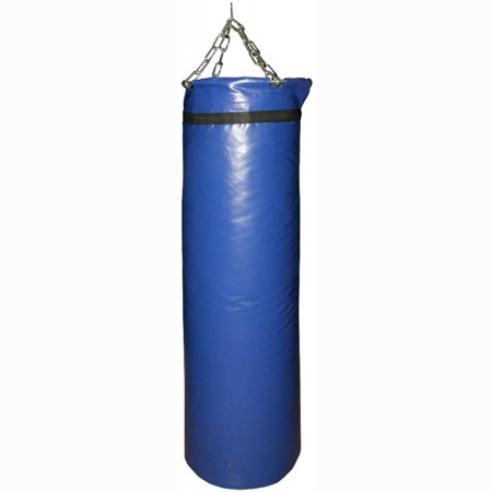 Купить Мешок боксерский SM 40кг на цепи (армированный PVC)  Синий в Москве 