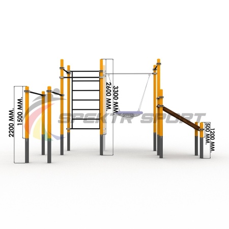 Купить Комплекс для занятий Воркаут SP WRK-77_76mm в Москве 