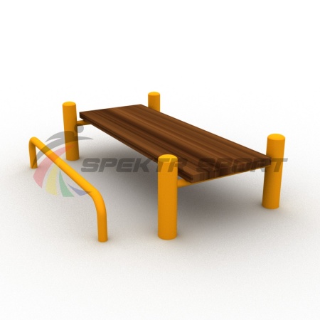 Купить Лавочка Воркаут для пресса с упором для ног SP WRK-34E_76mm в Москве 