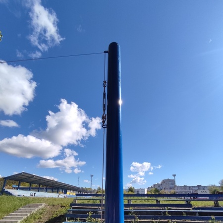 Купить Мишень на стойках круглая для выполнения испытания Метание теннисного мяча в цель (дист 6 м), сталь в Москве 