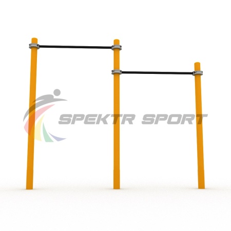 Купить Турник уличный двойной для Воркаут SP WRK-13_76mm в Москве 