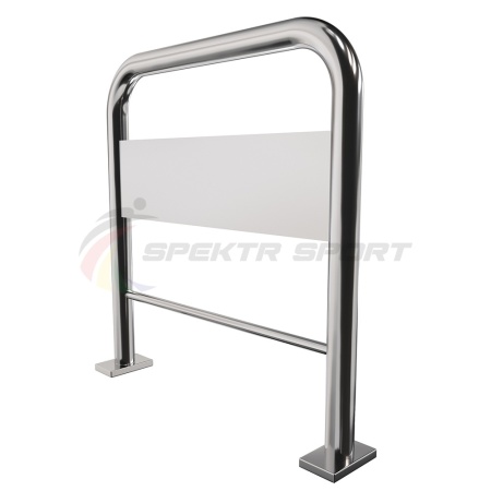 Купить Велопарковка Евро-стандарт-2 из нержавеющей стали 42 мм в Москве 