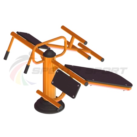 Купить Тренажер уличный детский Пресс + Гиперэкстензия ТДС 247 в Москве 