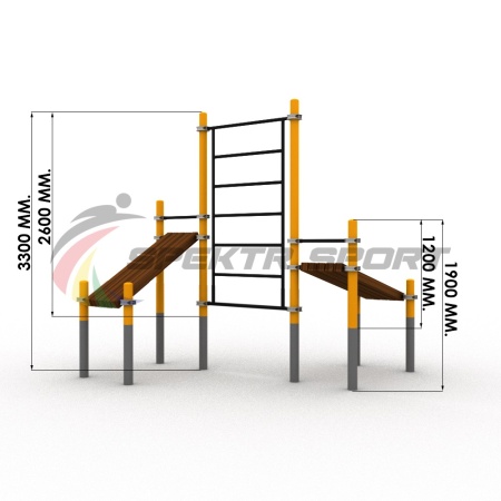 Купить Комплекс для занятий Воркаут SP WRK-38_76mm в Москве 