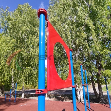 Купить Мишень на стойках круглая для выполнения испытания Метание теннисного мяча в цель (дист 6 м), сталь в Москве 