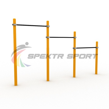 Купить Каскад турников тройной для воркаут SP WRK-59_76mm в Москве 