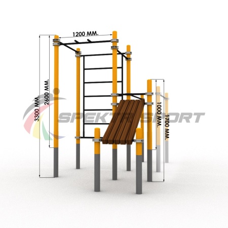 Купить Комплекс для занятий Воркаут SP WRK-44_76mm в Москве 