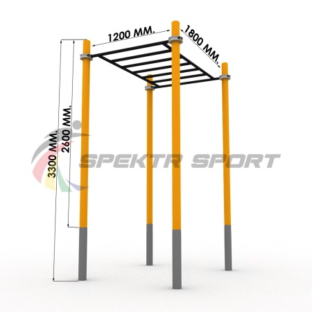 Купить Рукоход одиночный для Воркаут SP WRK-30_76mm в Москве 