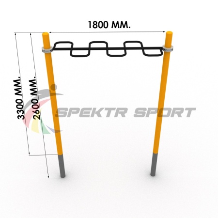 Купить Рукоход змейка для Воркаут SP WRK-05_76mm в Москве 