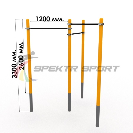 Купить Комплекс из трех турников для Воркаут SP WRK-22_76mm в Москве 