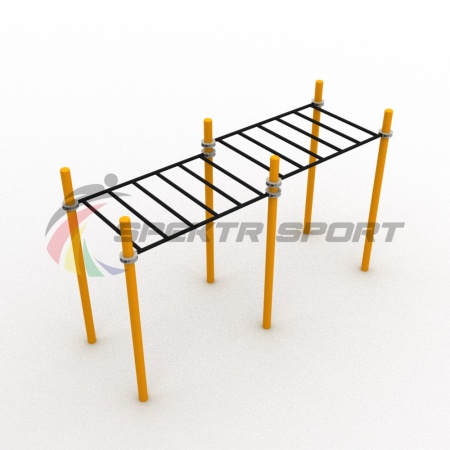 Купить Рукоход двухуровневый для Воркаут SP WRK-02_76mm в Москве 