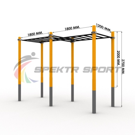 Купить Рукоход классический двухуровневый детский в Москве 