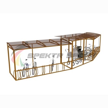 Купить Велопарковка крытая Бетта-Парк 100 в Москве 