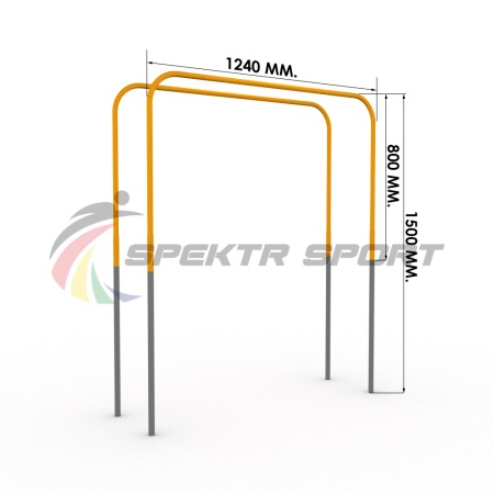 Купить Брусья гнутые детские воркаут в Москве 