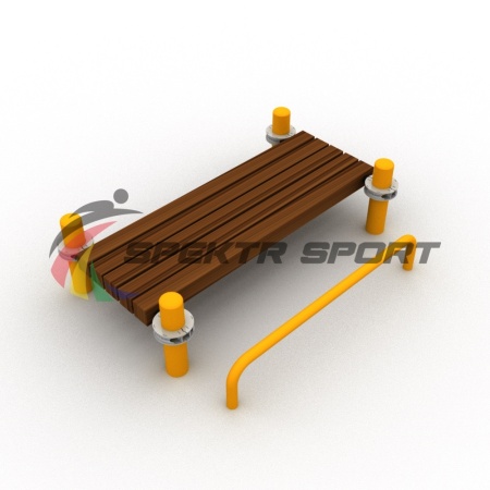 Купить Лавочка Воркаут для пресса с упором для ног SP WRK-34_76mm в Москве 